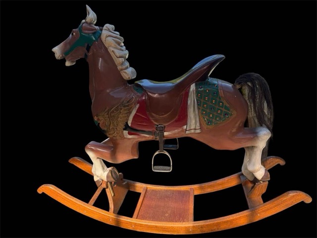 アンティーク大型木馬
